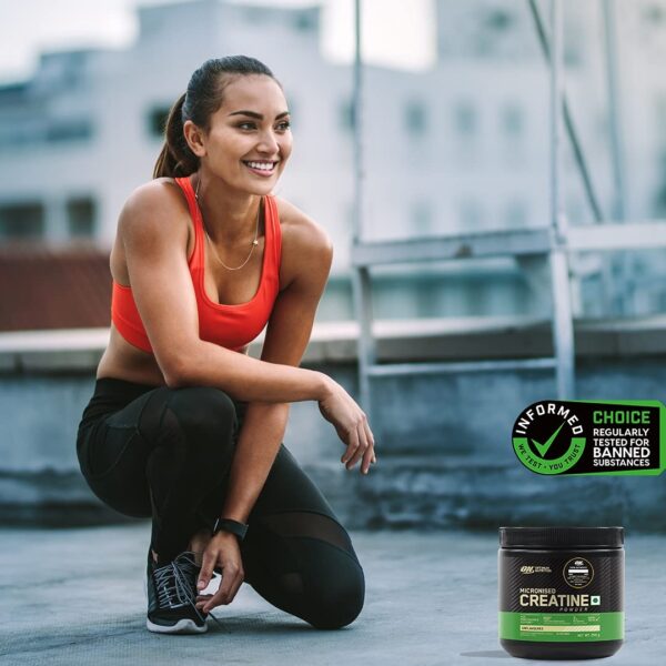 Optimum Nutrition (ON) Micronized Creatine Powder - 250 Gram, 83 Serves, 3g of 100% Creatine Monohydrate per serve - Image 4