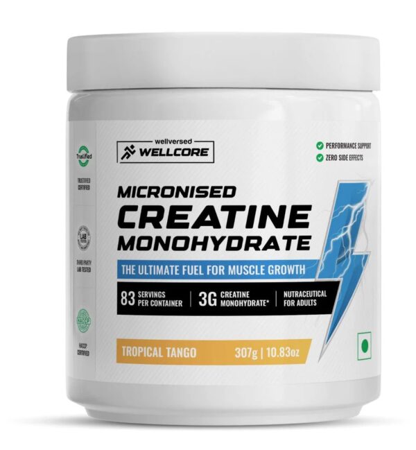 Wellcore - Pure Micronised Creatine Monohydrate | (307g, 83 servings)
