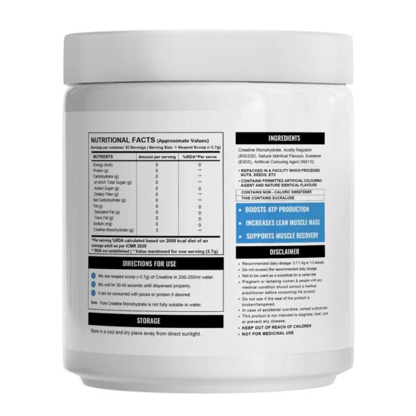 Wellcore - Pure Micronised Creatine Monohydrate | (307g, 83 servings) - Image 2