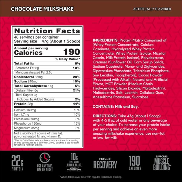 BSN Syntha-6 Protein Powder - 5 lbs, 2.27 kg - Image 2